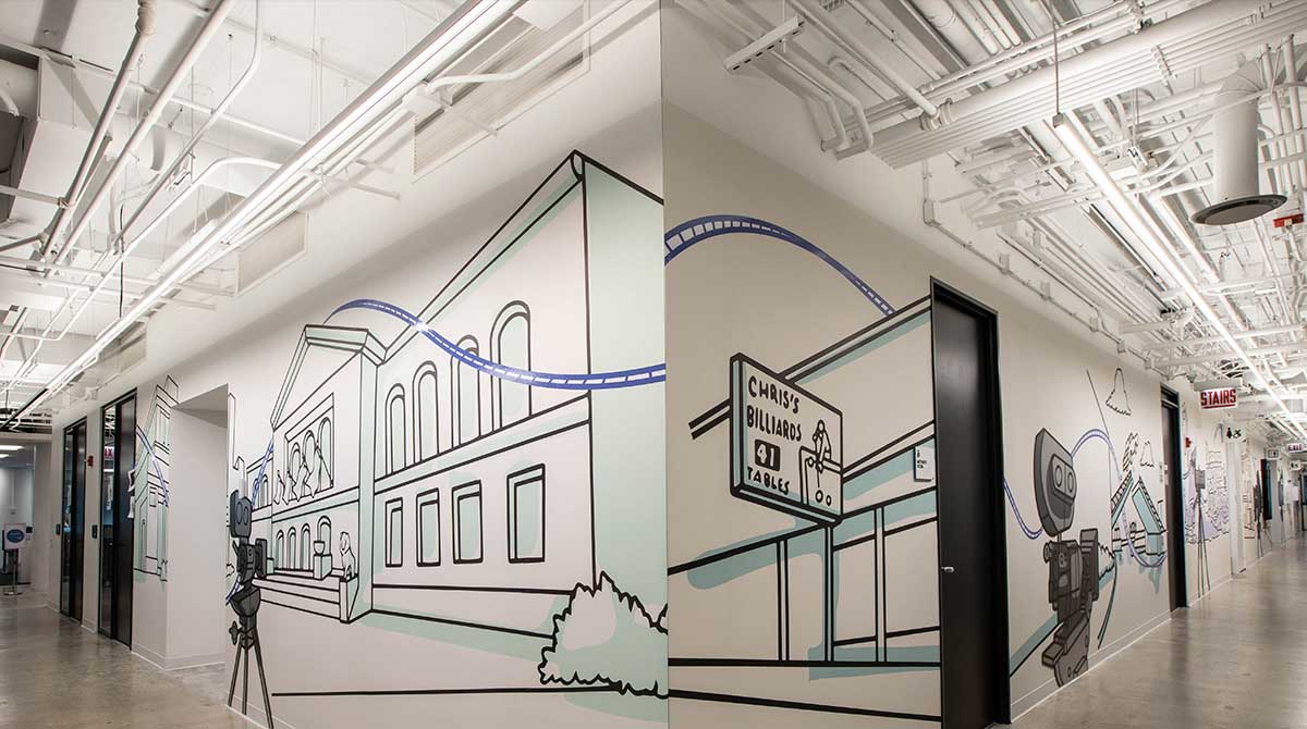 Wayfinding Signage Graphics　グラフィックデザイン Downtown board considers styles for new wayfinding signage